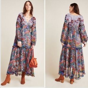Anthropologie Annabella Maxi Dress